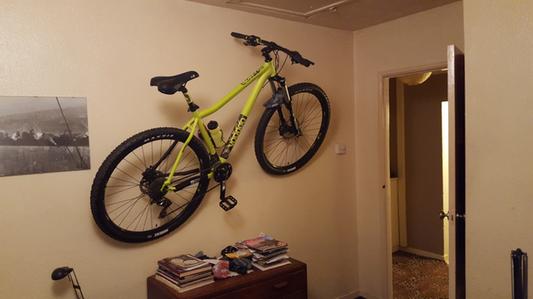 mottez bike pedal wall mount