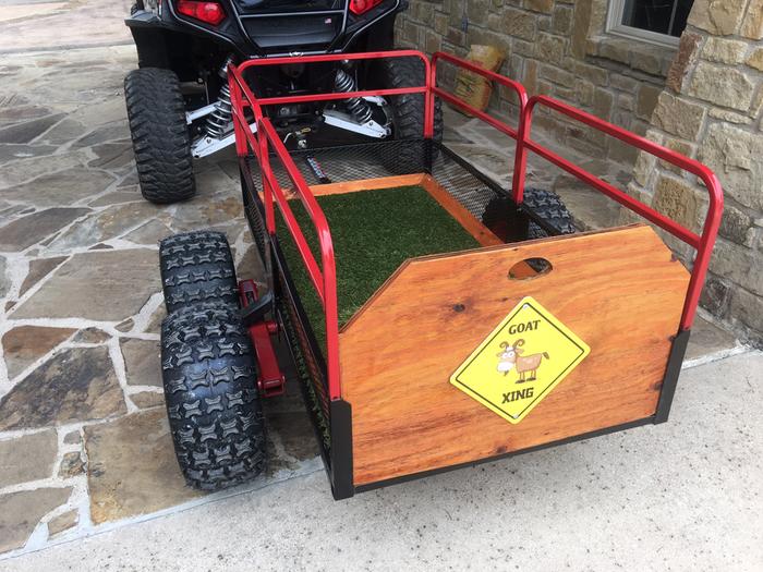 YUTRAX X4 Steel Mesh 4Wheel Utility Trailer — 1,250Lb. Capacity, 20 1