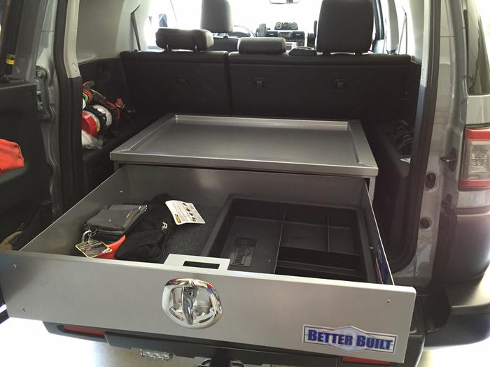 Better Built Short SUV Drawer — Aluminum, 37in.W x 26in.D x 10 1/2in.H