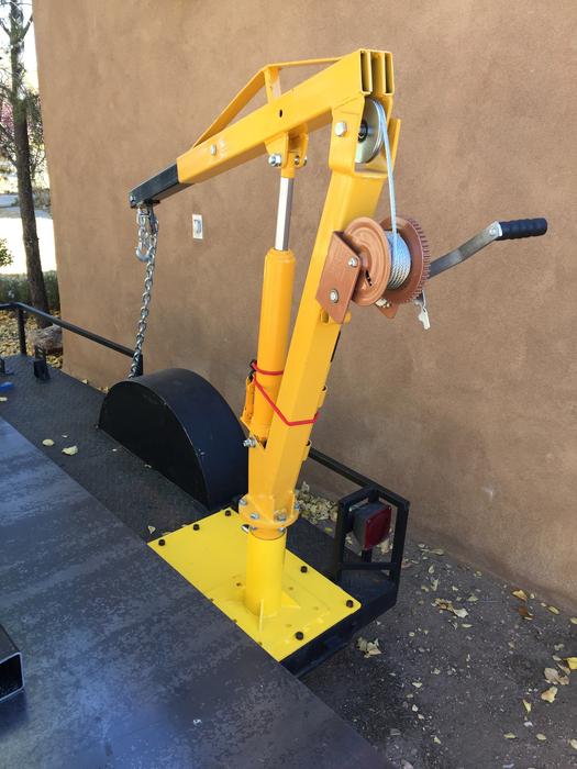 Vestil WinchOperated Truck Jib Crane — Up to 2,000 Lb. Capacity, Model