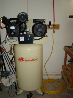 FREE SHIPPING — Ingersoll Rand Type-30 Reciprocating Air Compressor