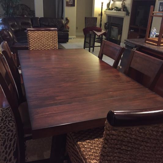 5 Piece Dining Set Transitional Veca Burnished Mango RC Willey