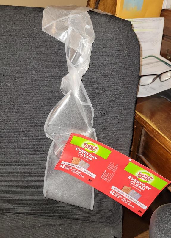 Will pick up Cat Hair - BUT Sticks to wrapper, Rolls off too many sheets, Attachs to itself