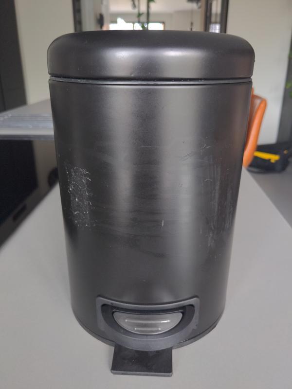 Poubelle à Pédale NOIRE 3L - Hotek Hospitality Group