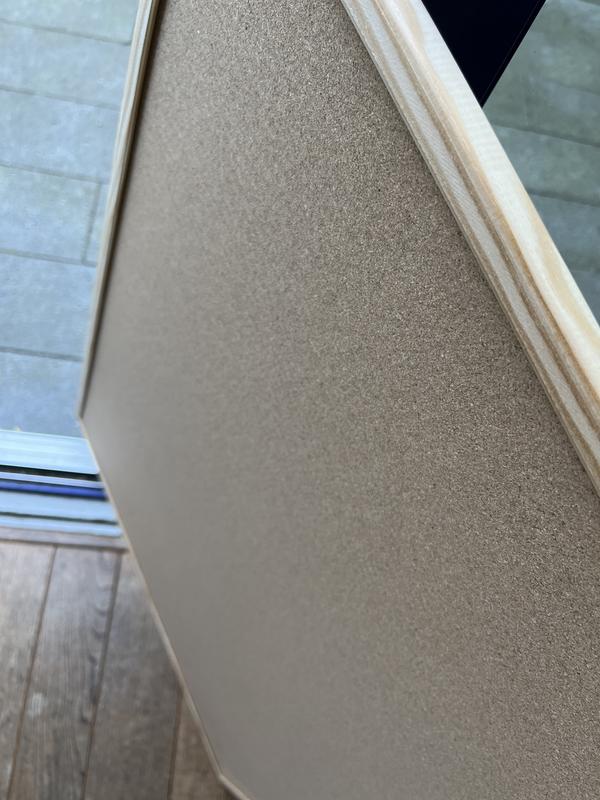 Kork-Pinnwand Mit Filz & Schwarzem Holzrahmen – 57,9 X 43,2 Cm, Für Zuhause & Büro
