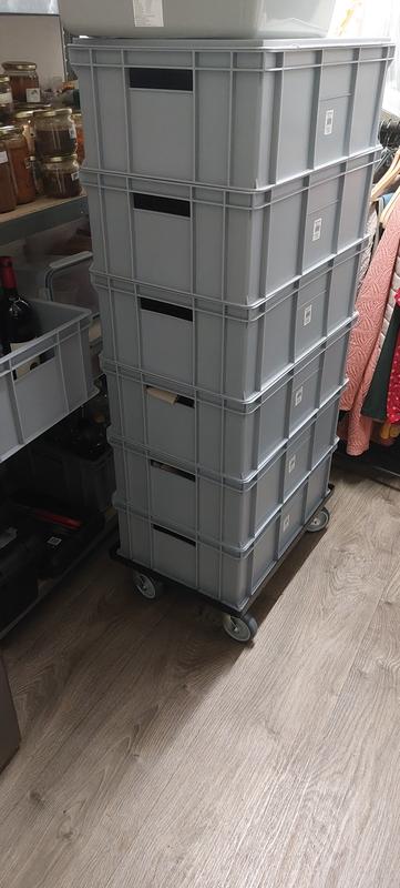 Ladă depozitare din plastic etanșă Wibo Eurobox | HORNBACH