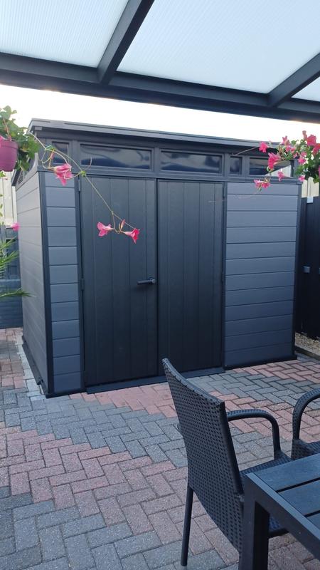 Parois latérales de belvédère avec fenêtres 2 Pièces de couleur Anthracite sur