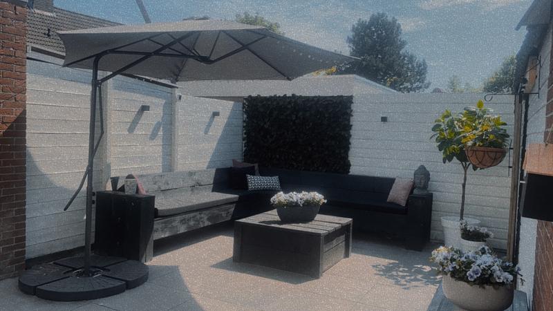 Yaheetech 4 stuks kunstmatige klimop, voor tuin, inkijkbescherming