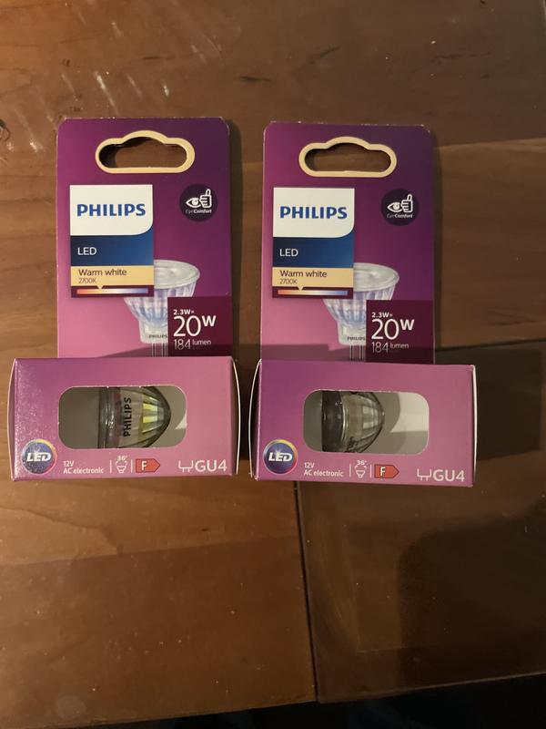 LED Reflektorlampe MR11 GU4 2 3W 20W 184 lm 2700 K HORNBACH