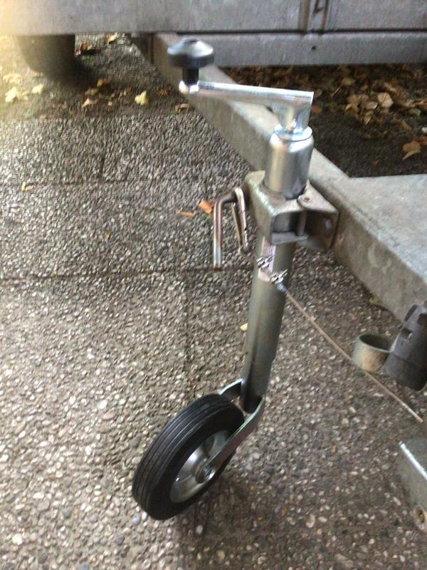 Roue Jockey Double 48 Mm Avec Pneus En Caoutchouc Solide 200 X 50 Mm