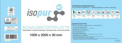 Softpur Schaumstoff-Platte Ecopur+ 500 x 800 x 60 mm
