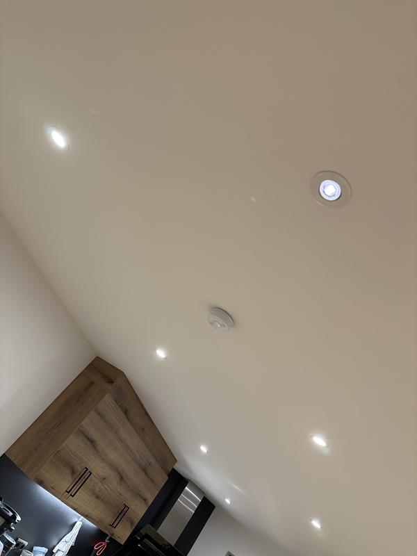 Plafonnier LED Brilliant Martino 4 Lampes, Chrome, Blanc Chaud 3000K, 1680 Lumens - NEUF
