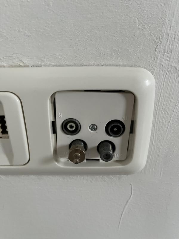 Busch-Jaeger Zentralscheibe Abdeckung Für Antennensteckdose – Creme, 1743-03-21 | Elektroinstallations-Zubehör