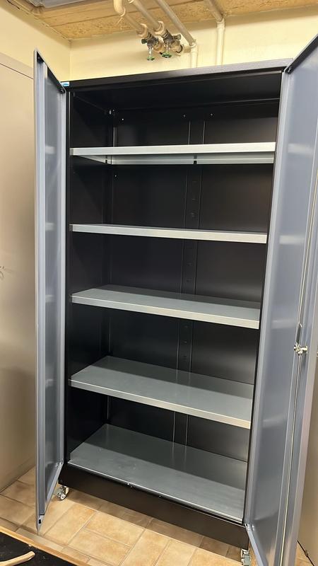 Dulap metalic Küpper 910x450x1800 mm, cu 2 uși și 4 | HORNBACH