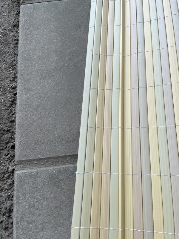 Sichtschutzmatte videx Rgen PVC 300 x 180 cm bambus | HORNBACH