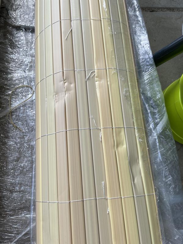 Sichtschutzmatte videx Rgen PVC 300 x 180 cm bambus | HORNBACH