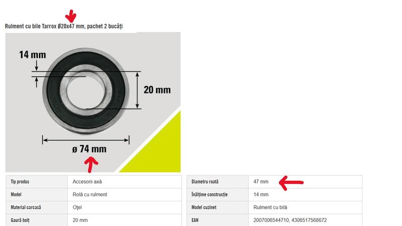 ABSOPRO Kugellager Kugel G100 Stahl 47mm – Präzi Produktbild-Vorschau 3