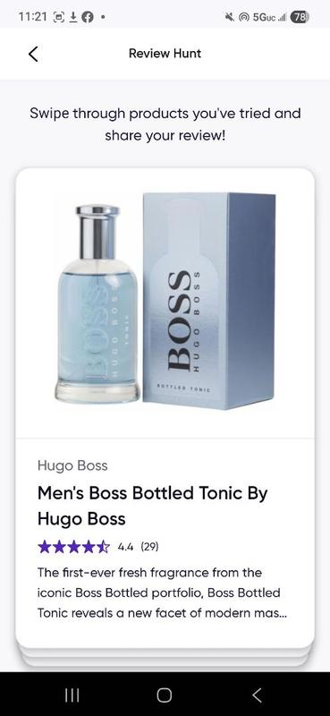 Boss Bottled Tonic Eau De Toilette By Hugo Boss MYER