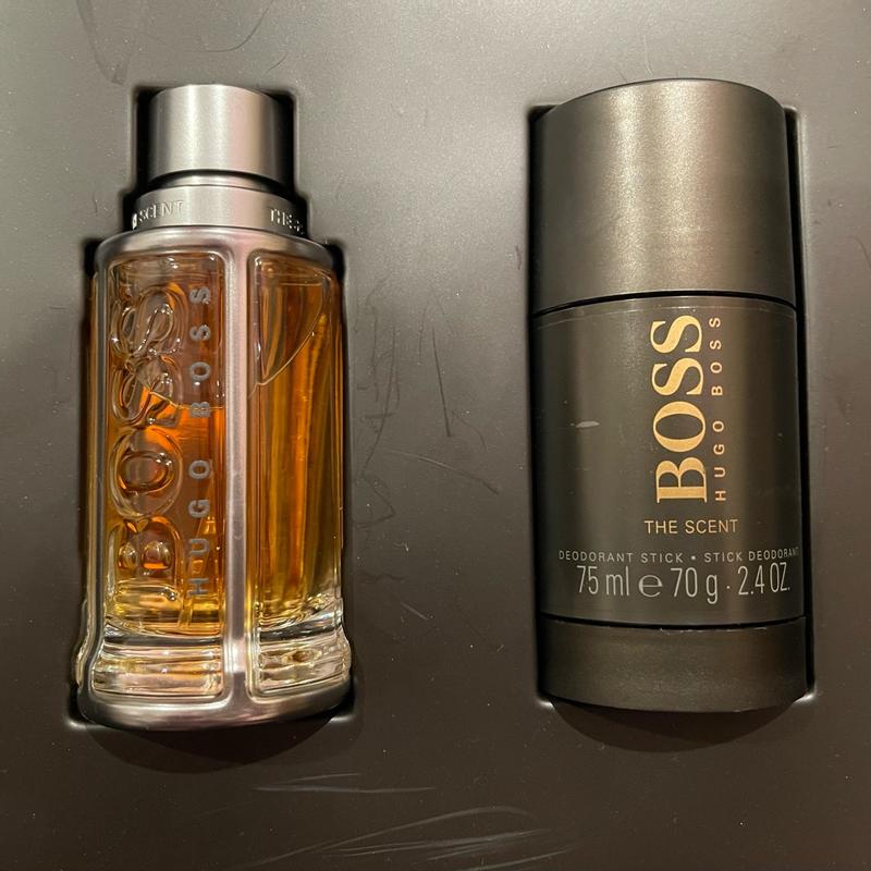 Hugo Boss The Scent Xmas 2024 Set 100ml 10ml 100ml London Gatwick Airport World Duty Free