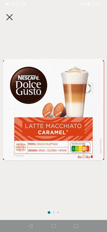 Café capsules Cappuccino - Compatible DOLCE GUSTO - x8 - Super U, Hyper U,  U Express 
