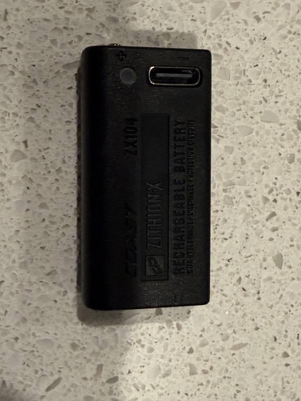 ZX104 Rechargeable Battery | COAST: Innovative LED Flashlights and