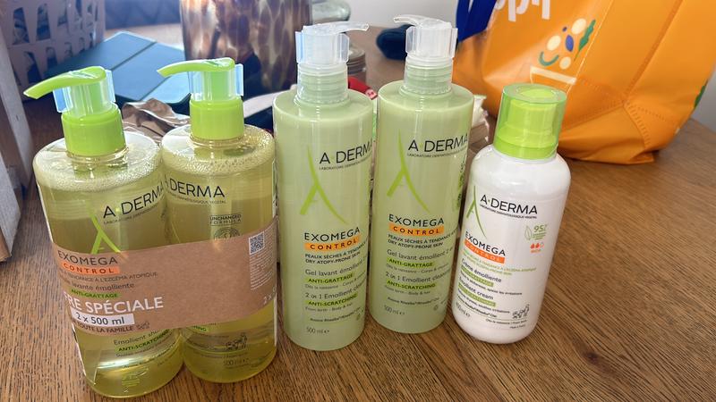 A-DERMA Exomega Control Emollient Cream Anti-Scratching 400ml