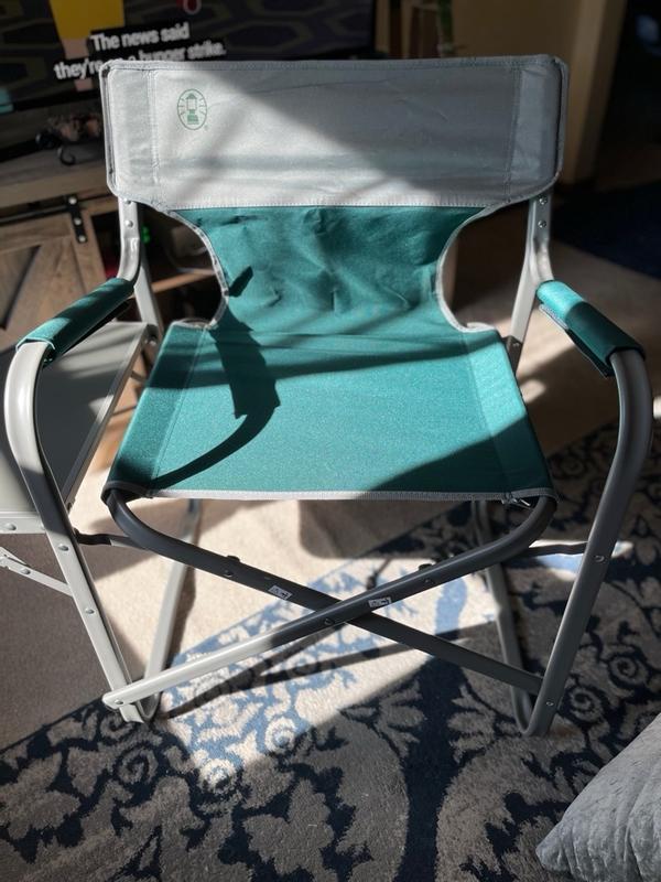 Coleman SIDE TABLE DECK CHAIR OLIVE 新品 Coleman, Outpost‚Ñ¢ Elite Deck Chair, 20.5 in seat, with side