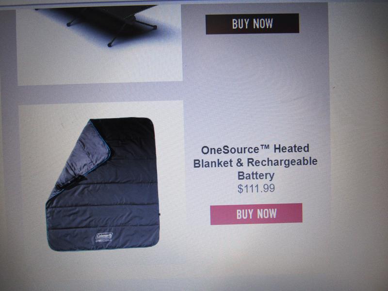 Coleman Onesource Heated Blanket - Accessories