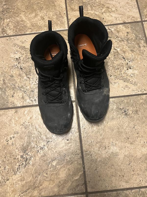 Columbia Crestwood Scarpe Da Trekking Uomo, Impermeabili Omni-TECH, Tomaia In Pelle Scamosciata E Rete, Suola Omni-GRIP, Colore Elk Nero, Taglia 41.5 - 4