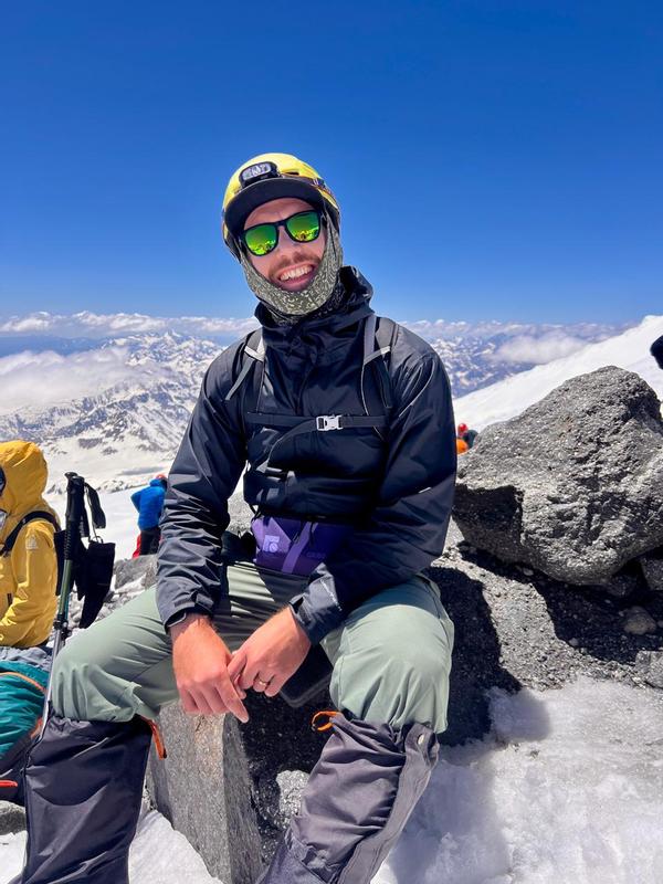 During our acclimatization hike to Pastukhov Rocks at 4700m