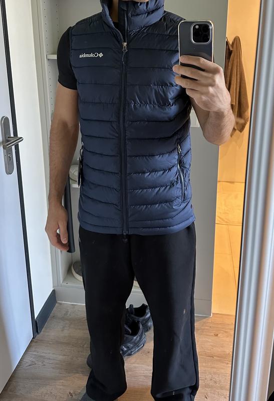 Gilet Cycliste Columbia Omni-Shade - Taille L - Bleu - Sans Manches - Occasion