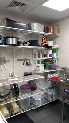 Wire Shelving - White elfa Ventilated Wire Shelves | The Container Store