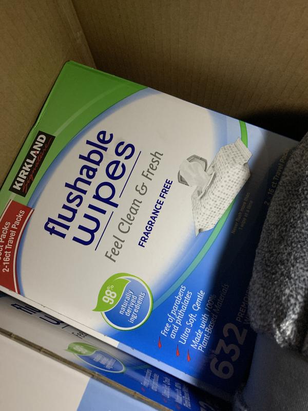 Costco Flushable Wipes