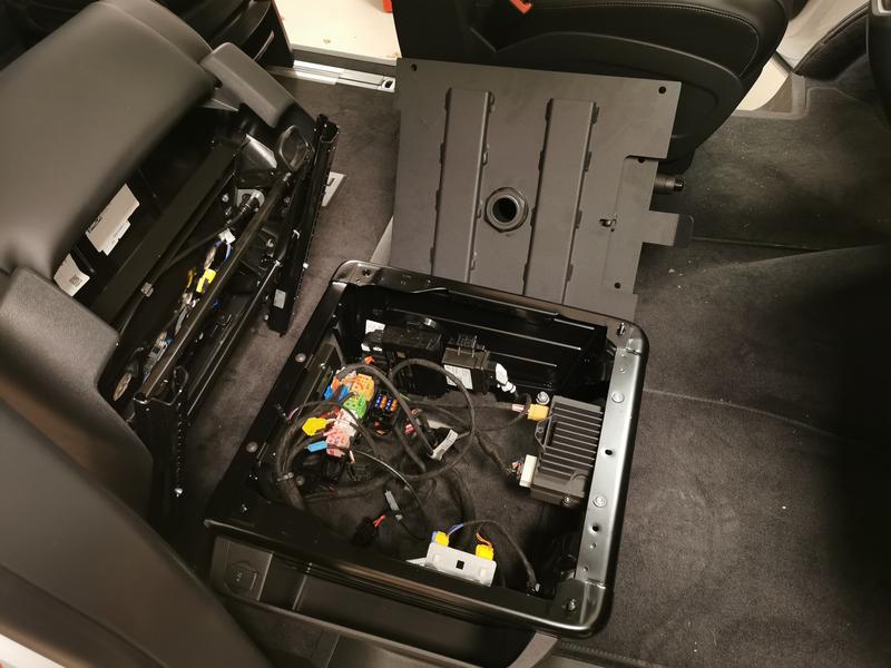  Handbremsen-Adapter Fahrerseite für VW T5, T6 mit  Batterie unter Sitz