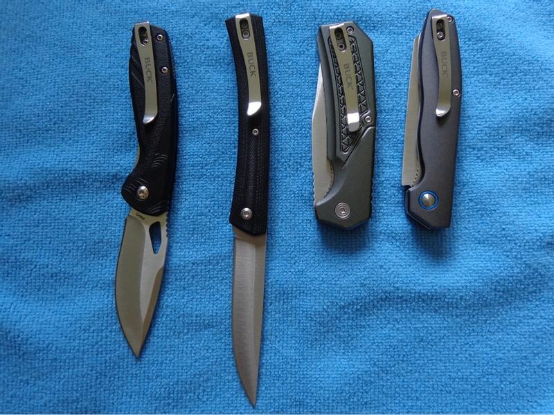 buck knife comparisons, clip comparison