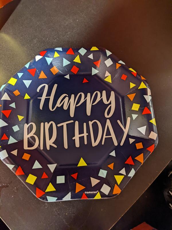 Birthday party plates