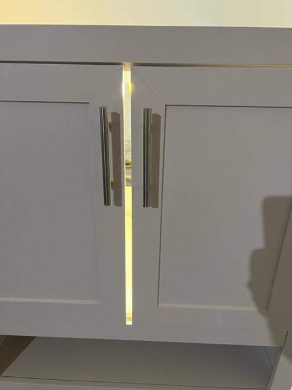 3/4 inch gap after assembly.