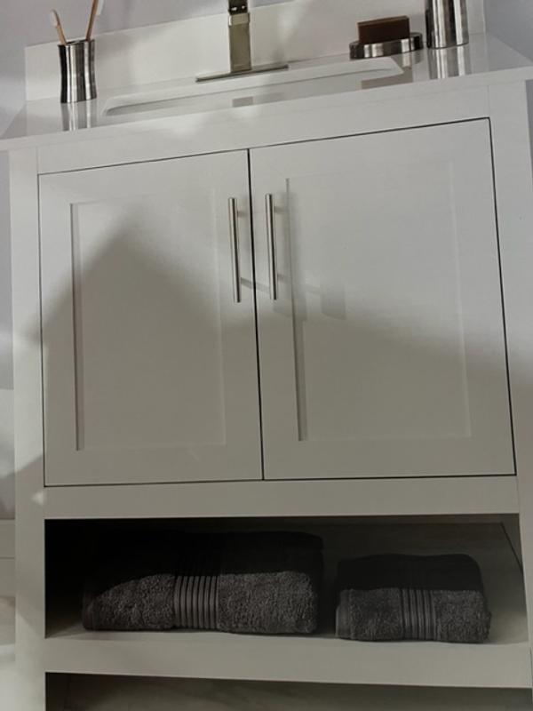 Advertised vanity on the box