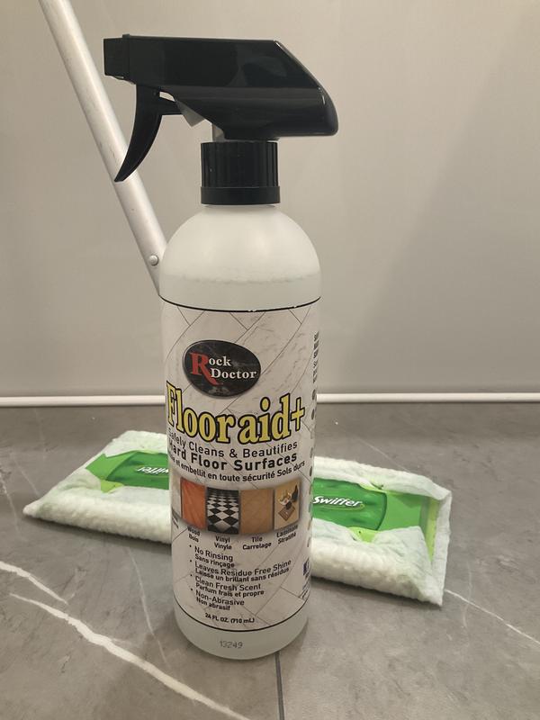 Just spray on and wipe.