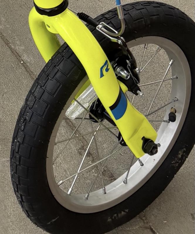 When you spin the wheel it wobbles badly and catches the breaks.