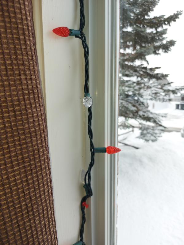 lumières blanche et rouge