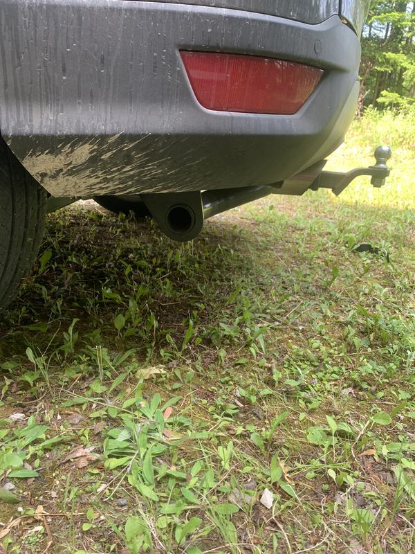 Ignore the old rusty draw bar. The finish is good, especially when clean