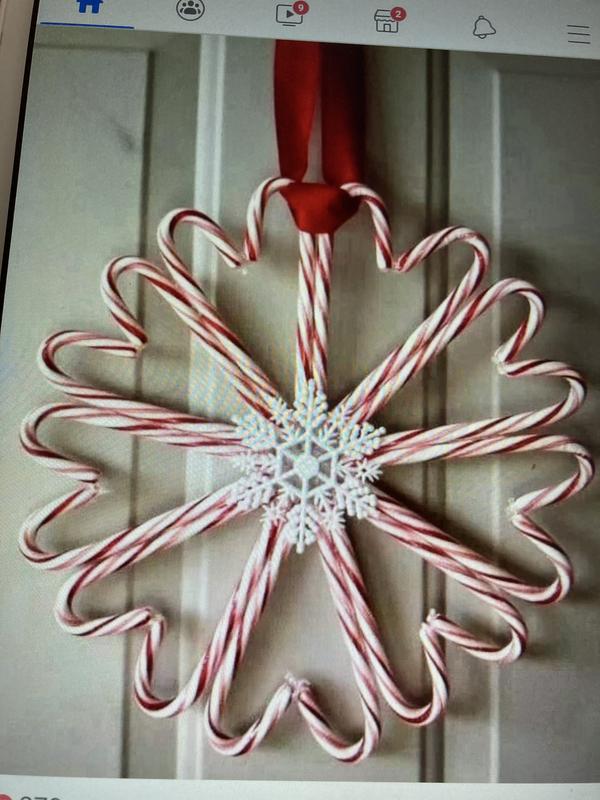 christmas candy cane hearts