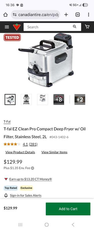 Product page from CT website.