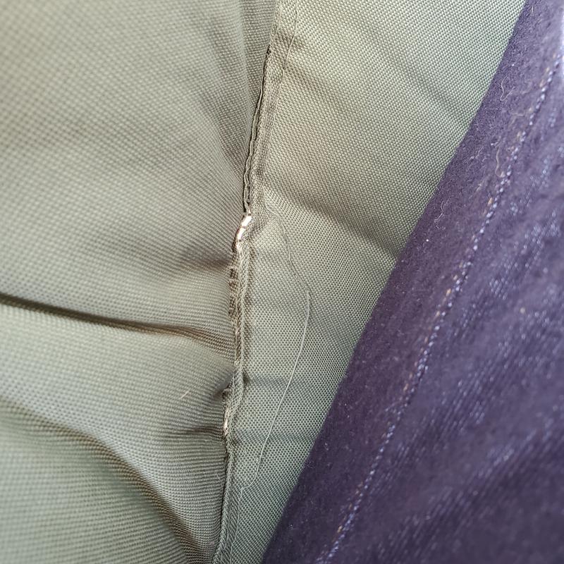 The seat of the chair started to separate after the 2nd weekend of use