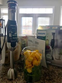 The Philips ProMix Hand Blender 300W Speed Touch with Titanium coated blades