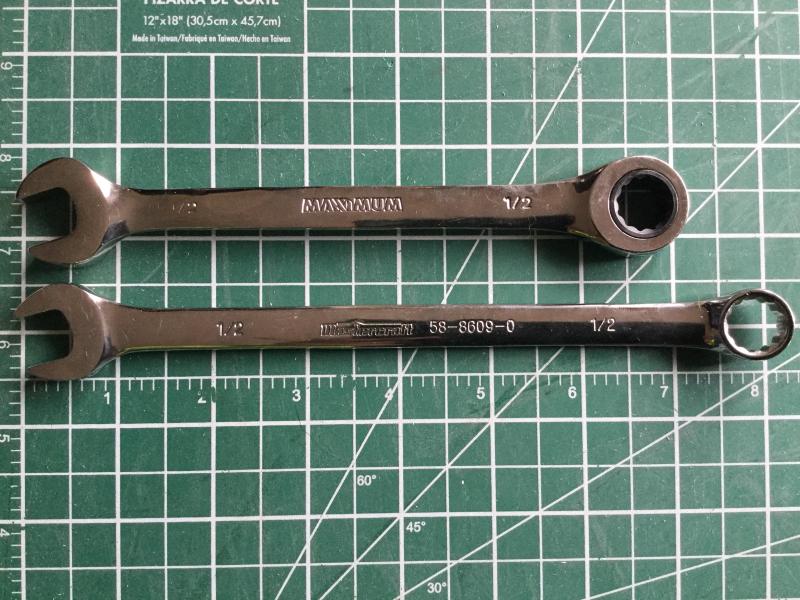 Ratchet wrench vs Standard