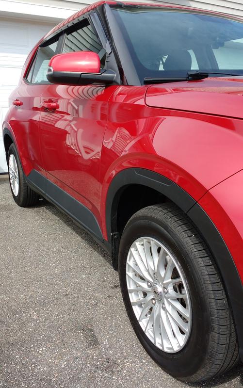 Showing off the new treads