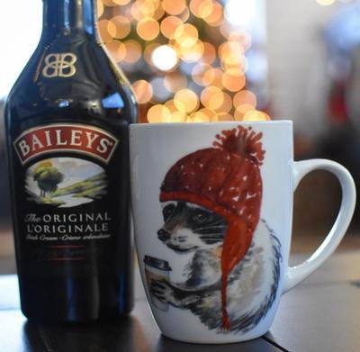 Christmas morning coffee in my new mug:)