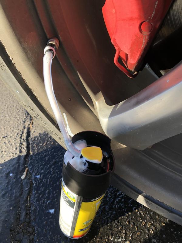 Note the leak at both ends of couplings.